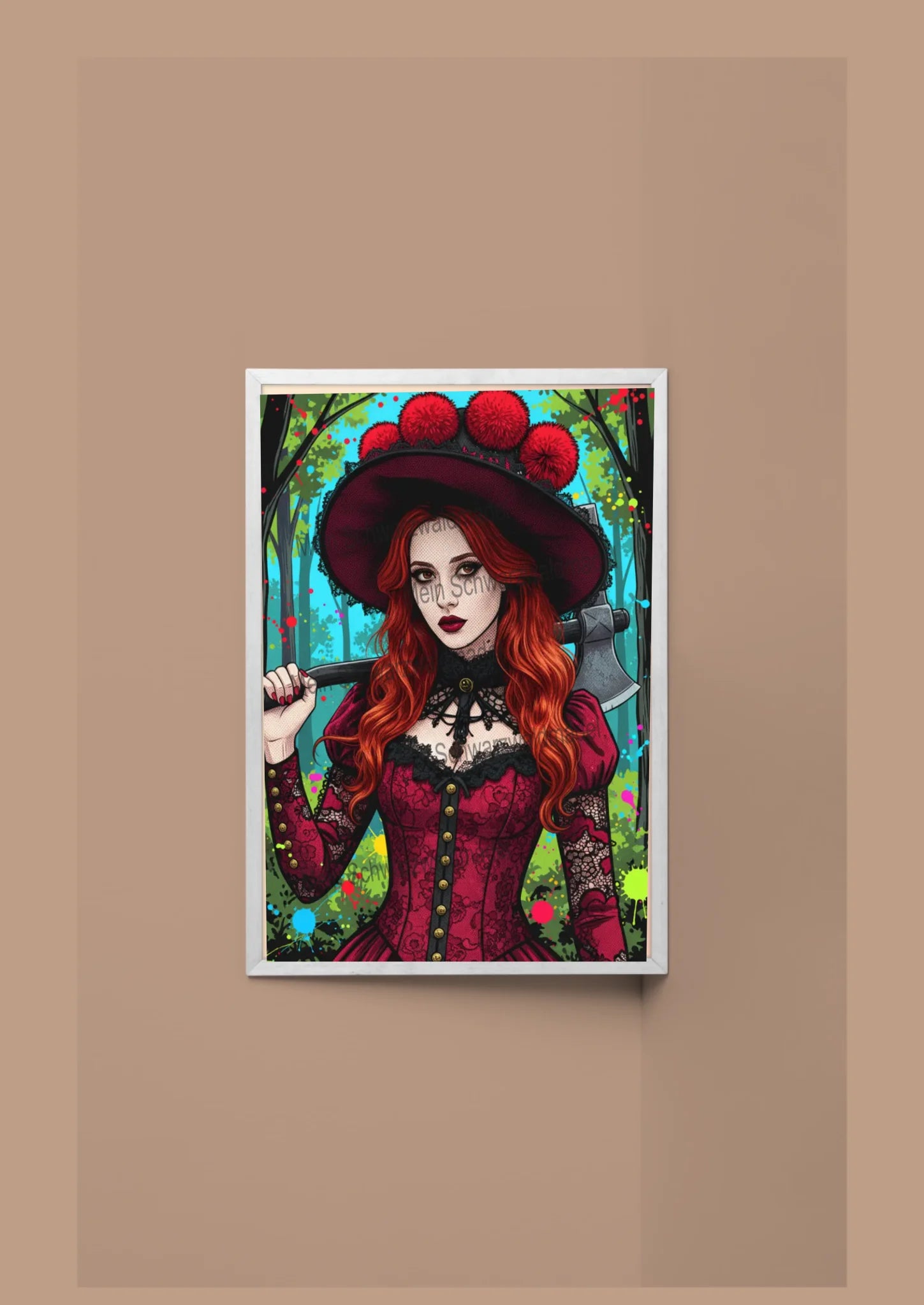 poster mit rahmen h.