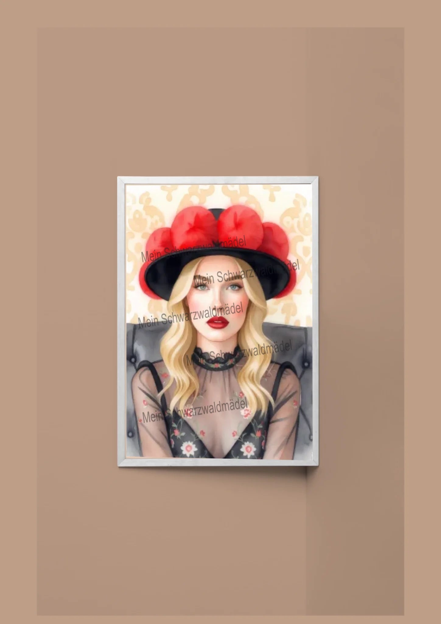 poster mit rahmen h.