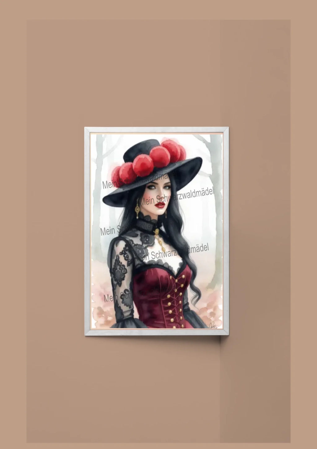 poster mit rahmen h.