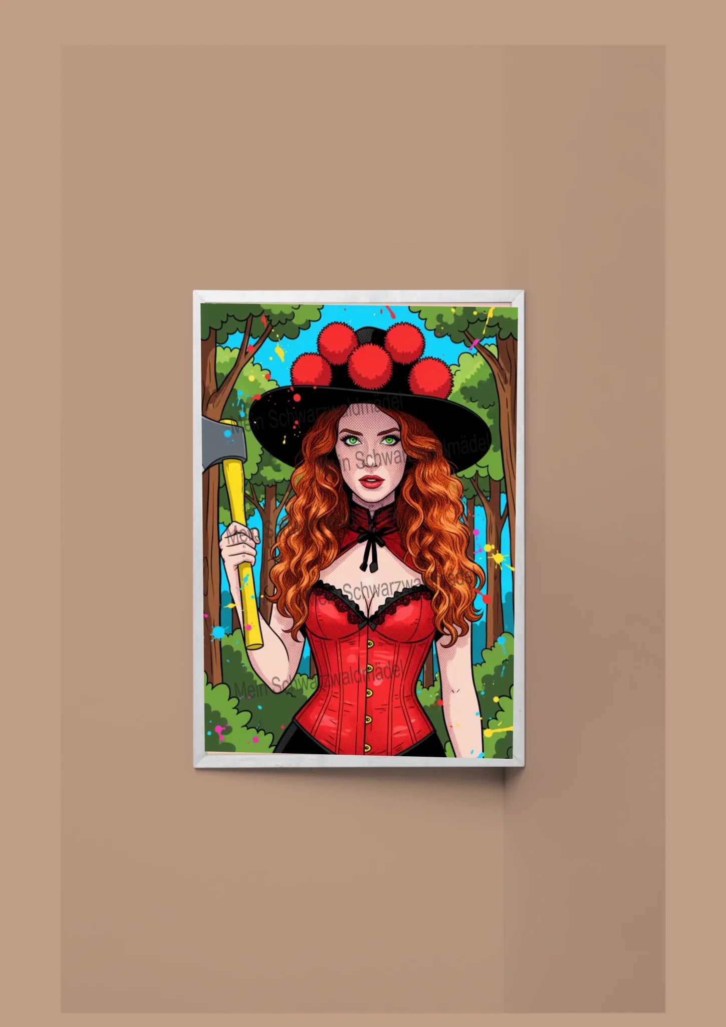 poster mit rahmen h.