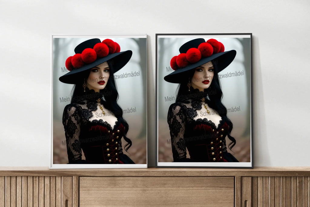 frames-mockup-wooden-sideboard-table