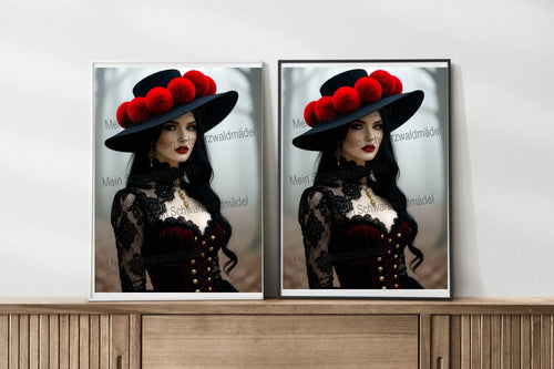 frames-mockup-wooden-sideboard-table