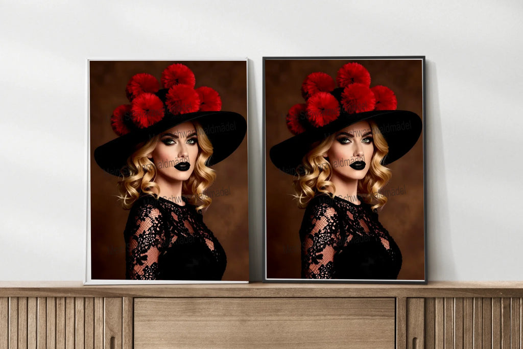 frames-mockup-wooden-sideboard-table