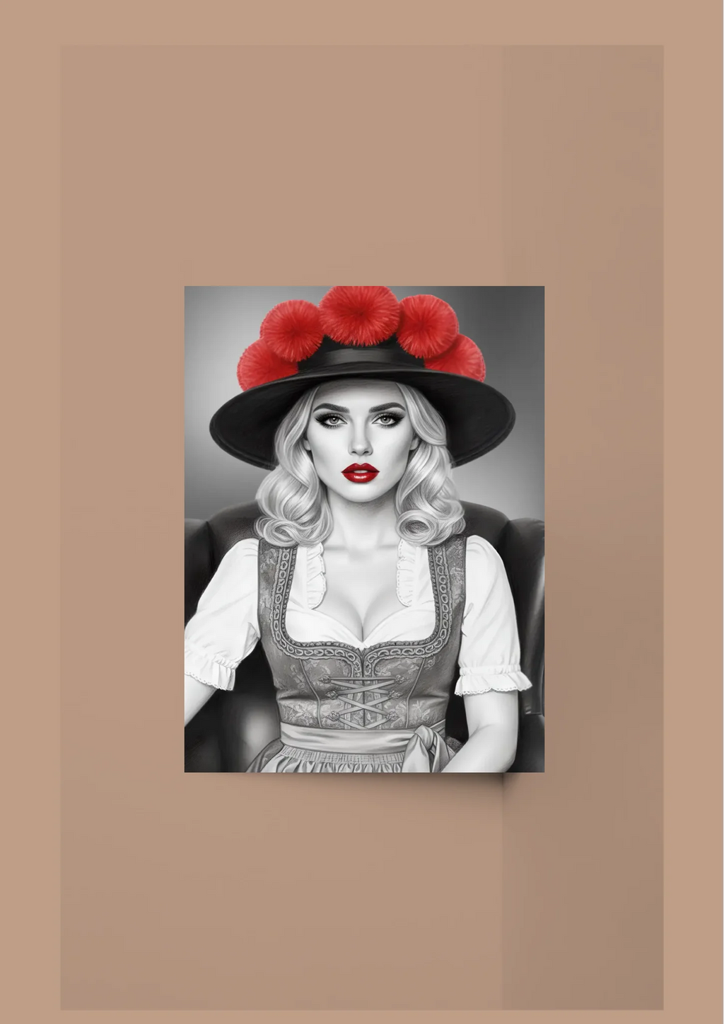 poster mit rahmen h.