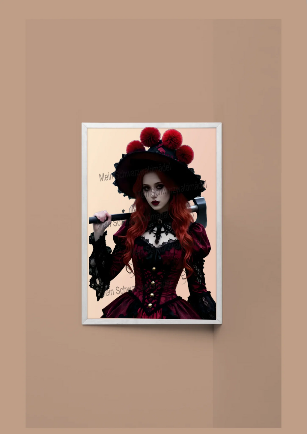 poster mit rahmen h.