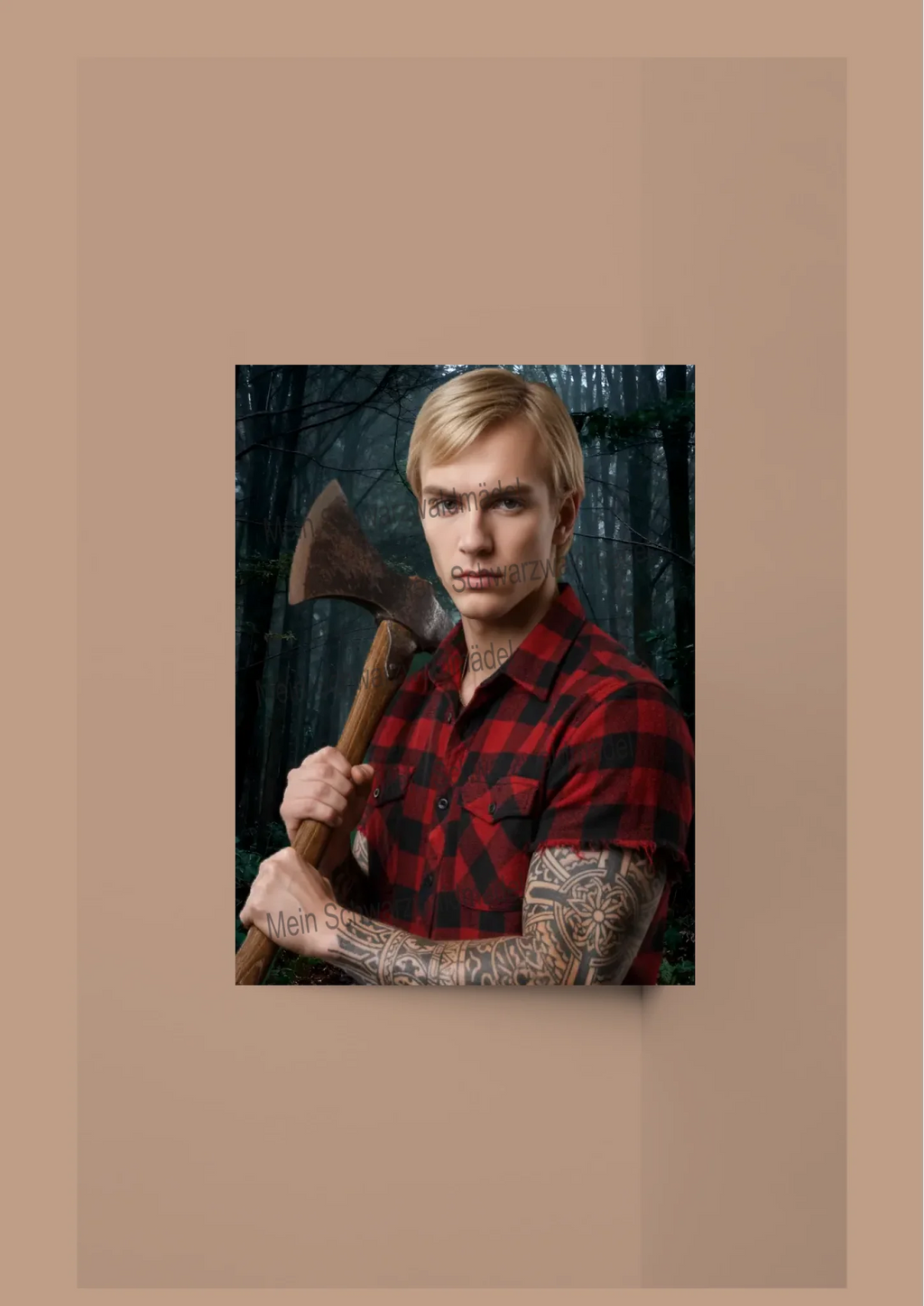 poster mit rahmen h.